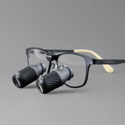 ILLUCO TTL 4.0x Prismatic Loupes Matte Black